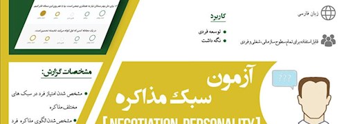 اینفوگراف آزمون سبک مذاکره