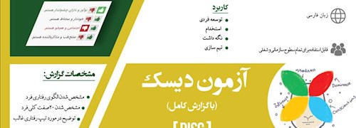 اینفوگراف آزمون دیسک DISC